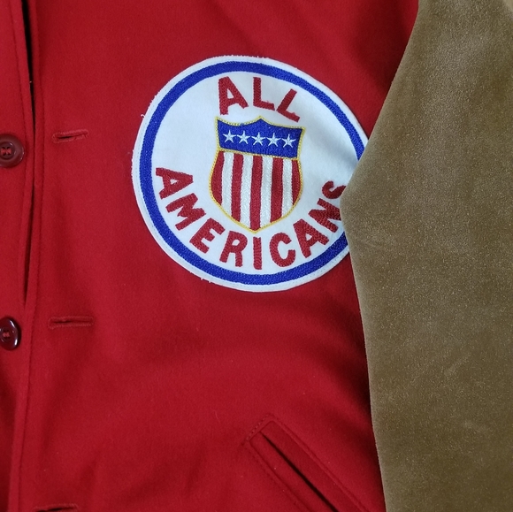 U.S. Tour of Japan 1934 Authentic wool jacket Man XXL ebbets field Flannels - Picture 3 of 7